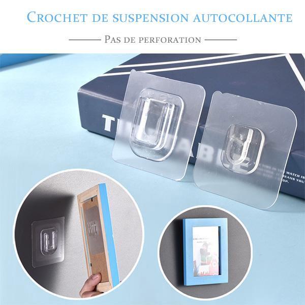 ENSEMBLE 10PCS CROCHET ADHÉSIF DOUBLE FACE