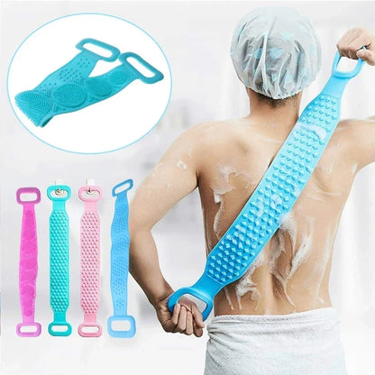 2 brosses de bain en silicone
